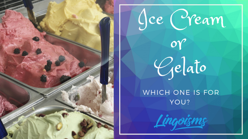 Feature image for the difference between ice cream and gelato